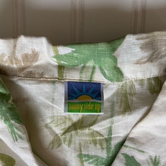 Tropical Palm Tree Button-Up Shirt - Picture 2 of 8